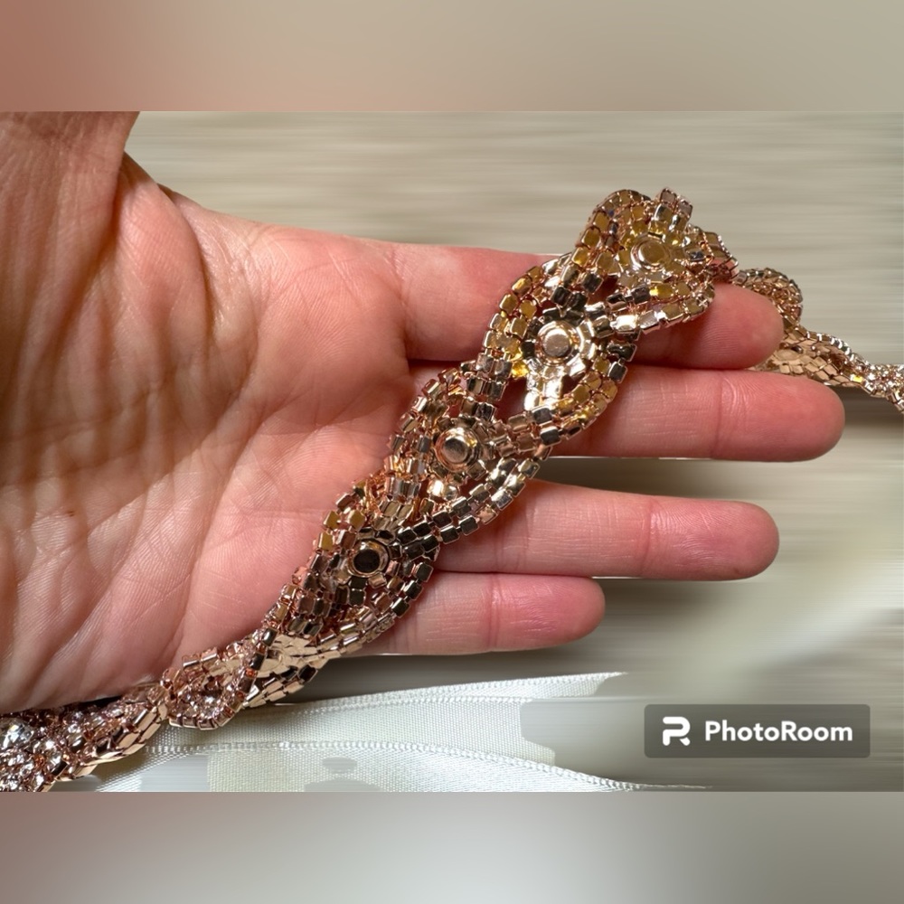 Bridal belt - Rose Gold - Picture 5 of 8